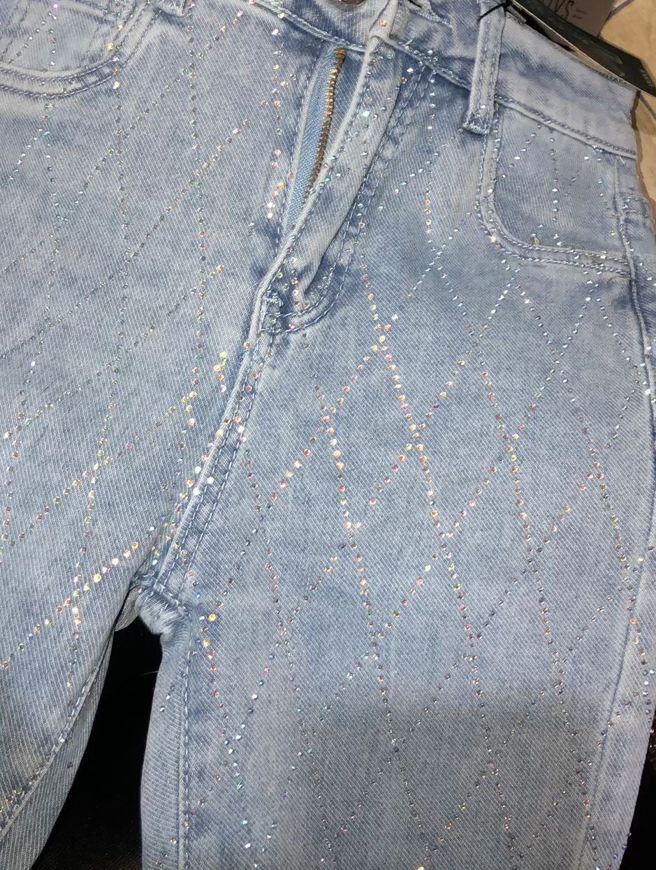 Pantalón Mezclilla con brillo