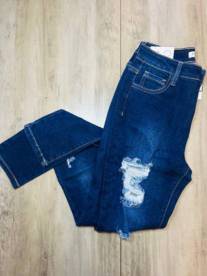 Pantalón Roto de mezclilla