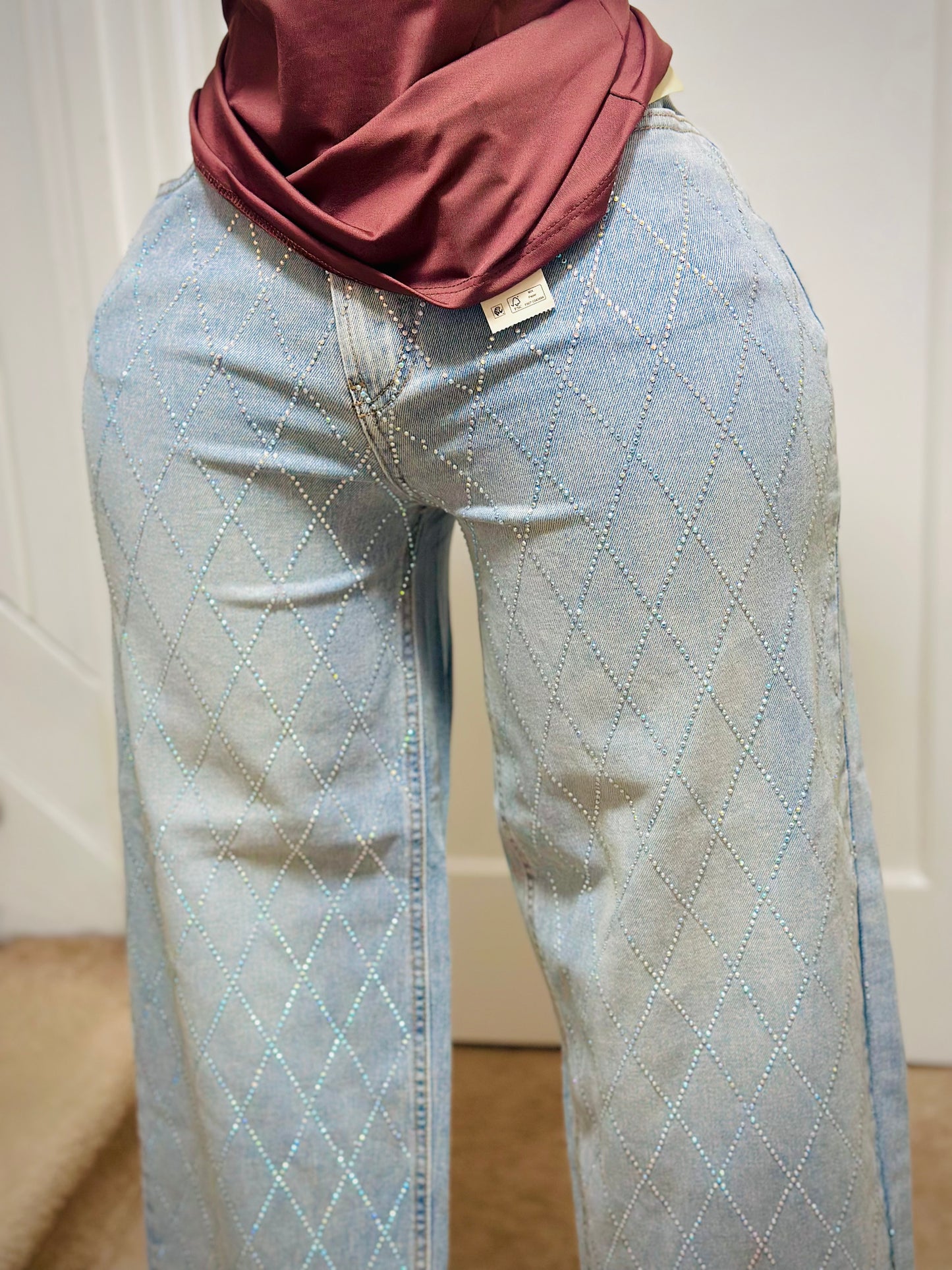 Pantalón Mezclilla con brillo