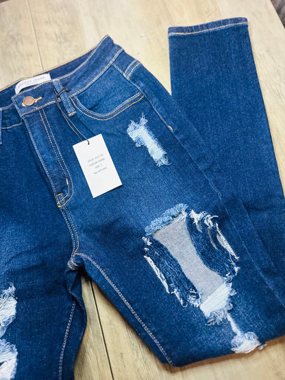 Pantalón Roto de mezclilla