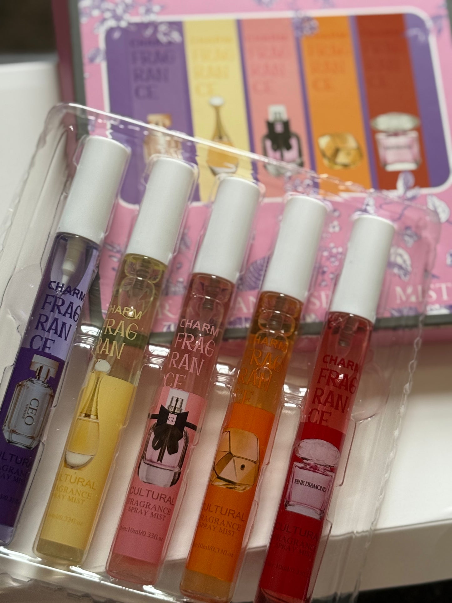 Case 5 pcs Perfumes