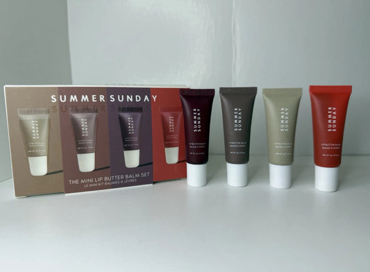 SUMMER FRIDAYS The Mini Neutrals Lip Butter Balm 4pc Set