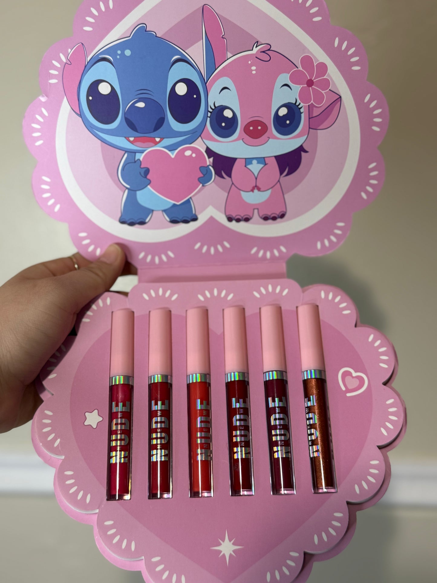 Set 6 Lipgloss Heart