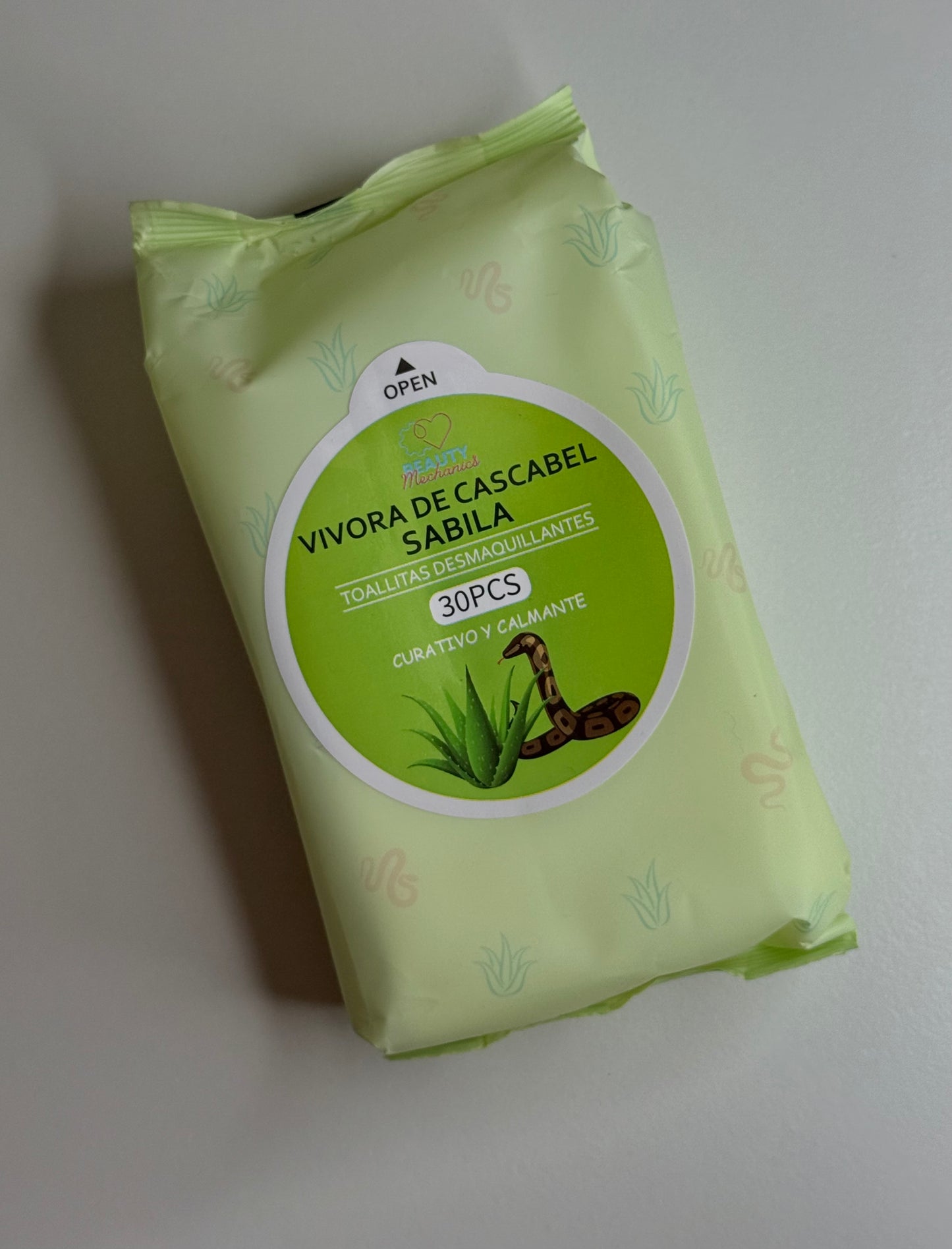 Toallas Desmaquillante Sábila Cascabel