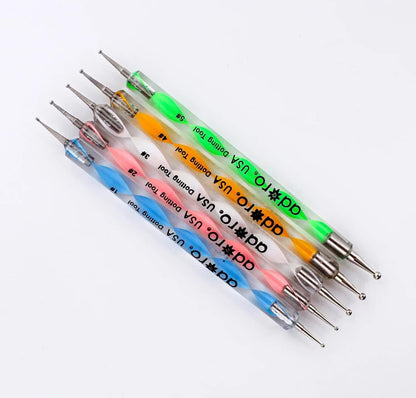 5PC DUAL END DOTTING TOOL