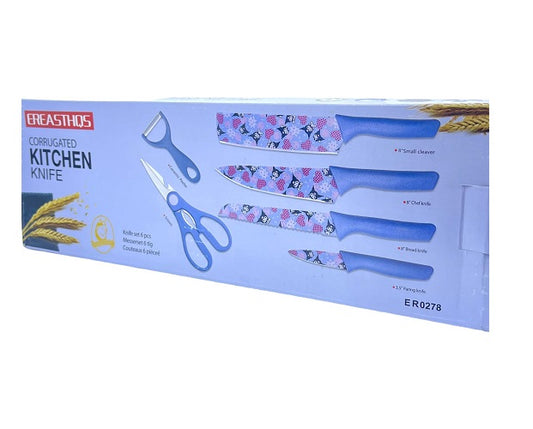 SET 6 PCS CUCHILLO KUROMI