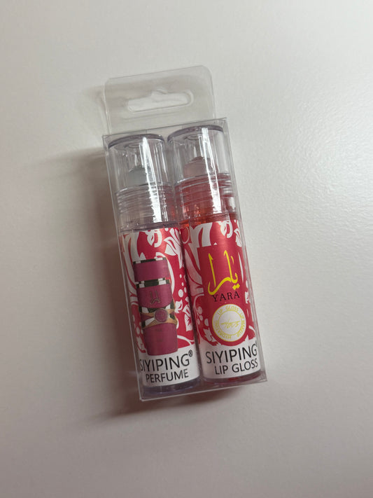 Set Lipgloss-Perfume