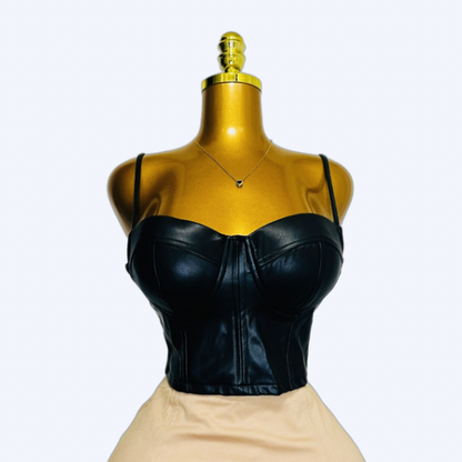 Top corset negro